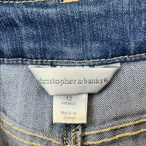 Christopher & Banks Classic Jean Skirt size 12 - Picture 3 of 8